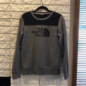 North face crew neck sweatshirt